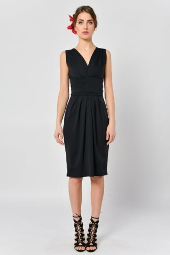 Tulipan - czarna spódnica midi