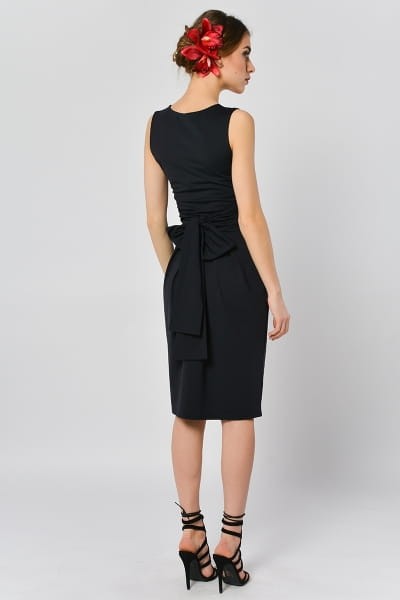 Tulipan - czarna spódnica midi