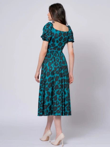 turkusowa sukienka w  panterkę tył.jpg