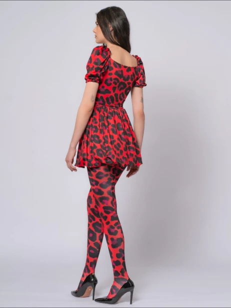 Sukienka bombka w panterkę tył.jpg